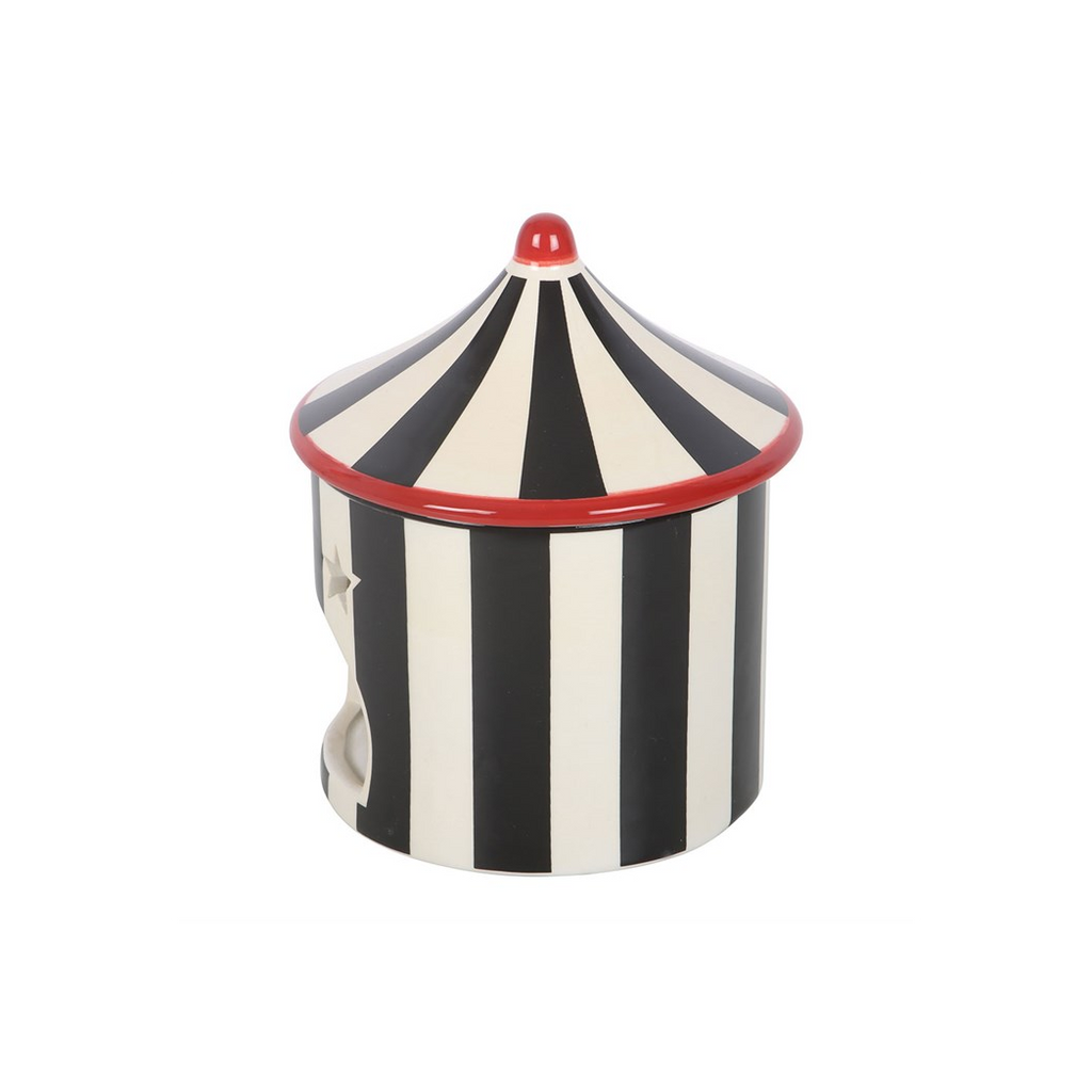 Black Striped Circus Tent Oil Burner