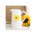 Hello Sunshine Ceramic Flower Jug with 3D Sunflower