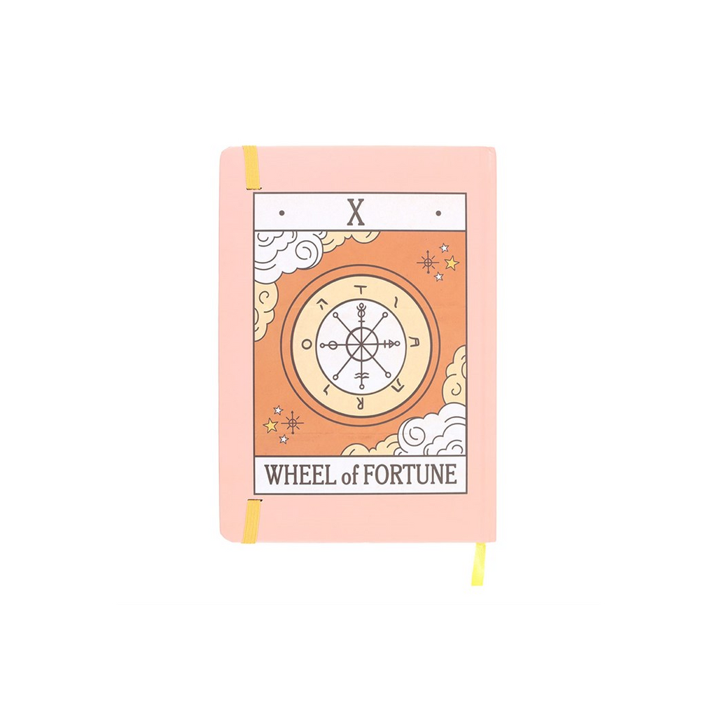 The Wheel of Fortune Vintage Tarot A5 Notebook