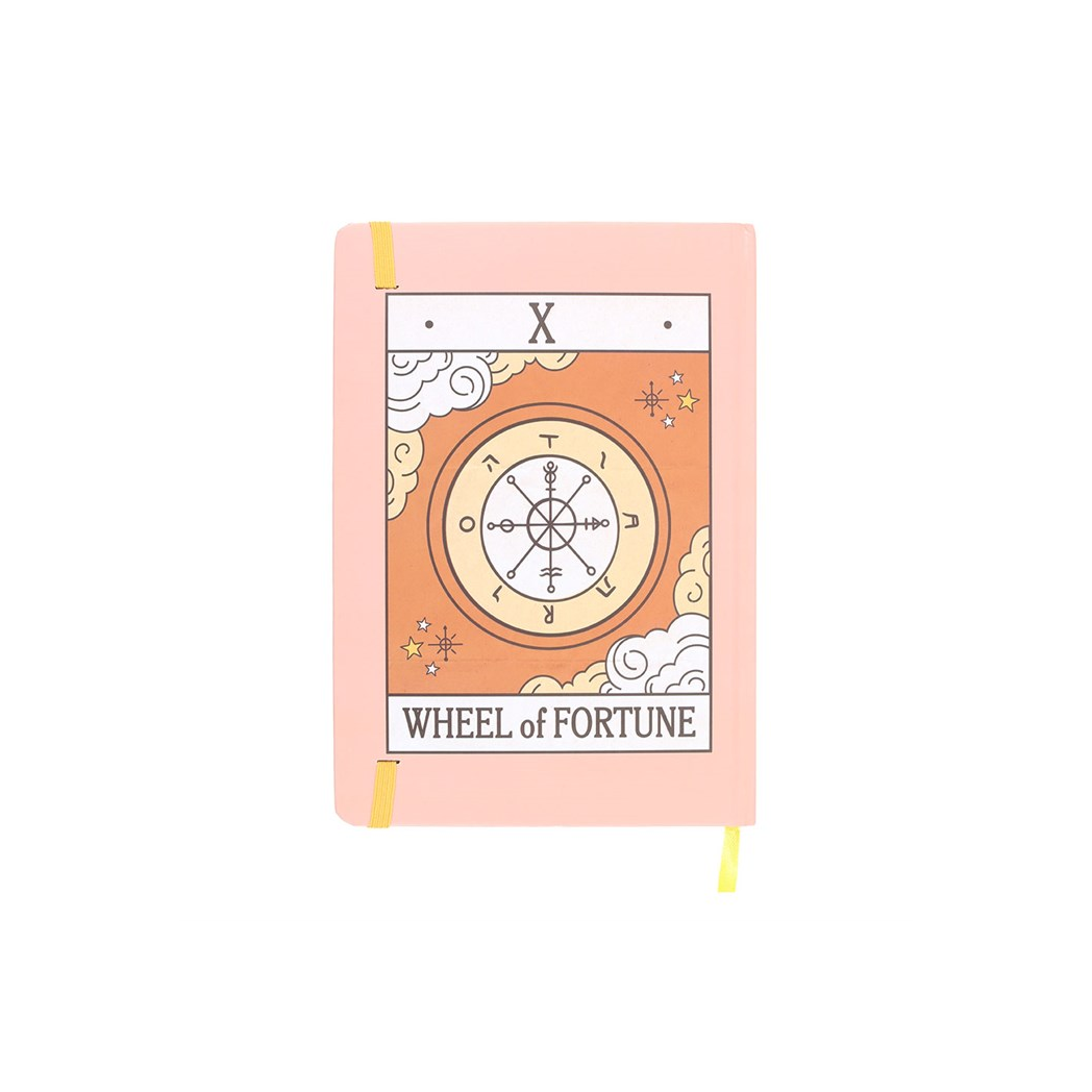 The Wheel of Fortune Vintage Tarot A5 Notebook