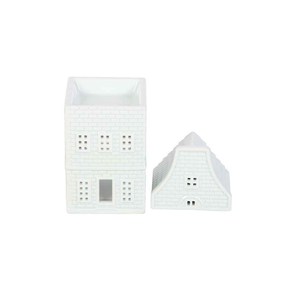 White Nordic House Oil Burner and Wax Warmer