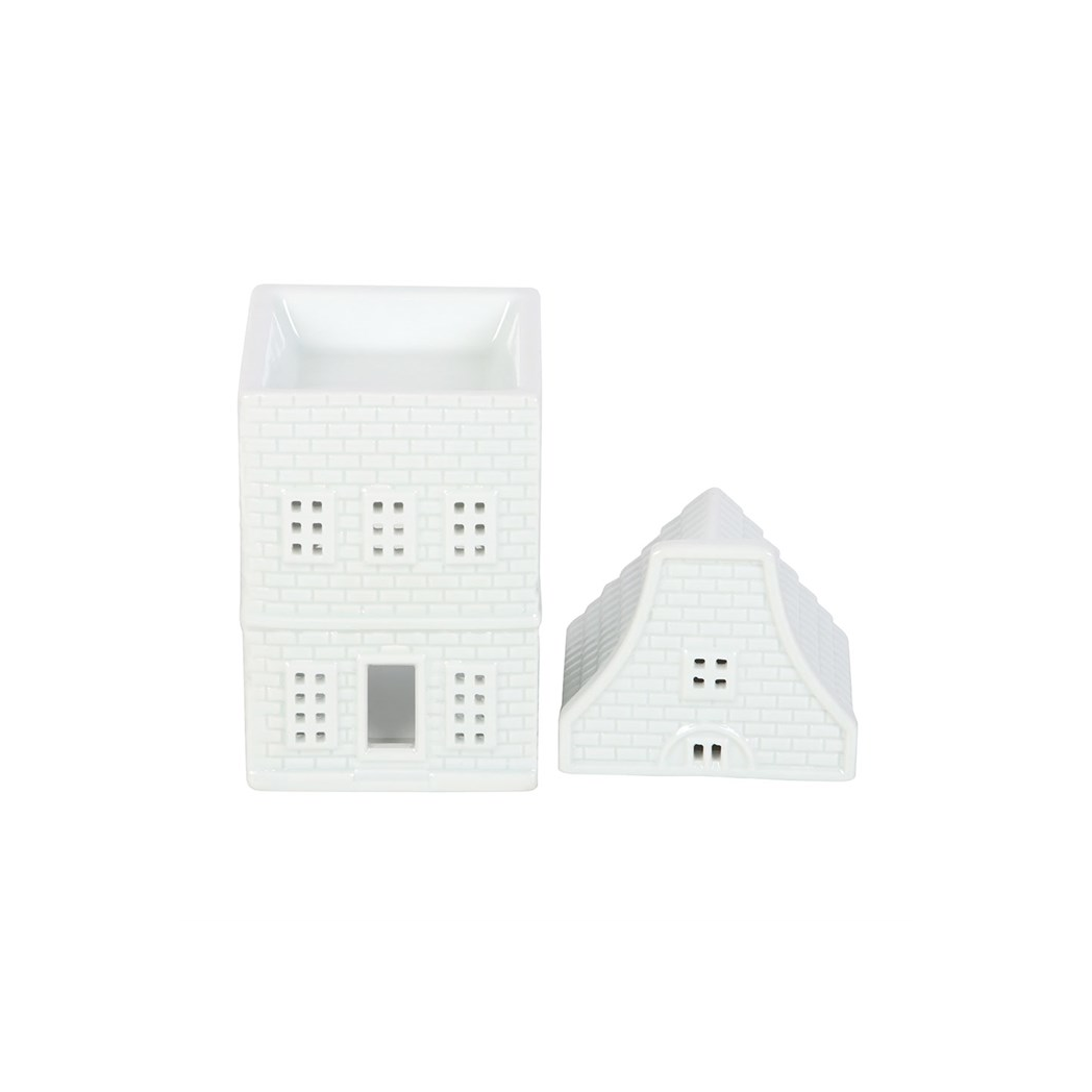 White Nordic House Oil Burner and Wax Warmer