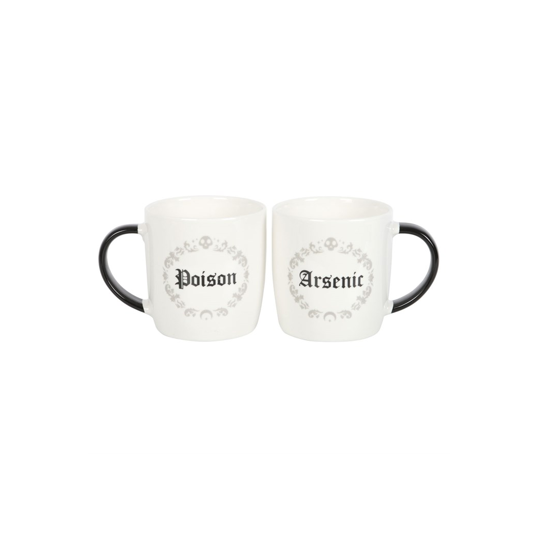 Poison and Arsenic Couples Mug Set