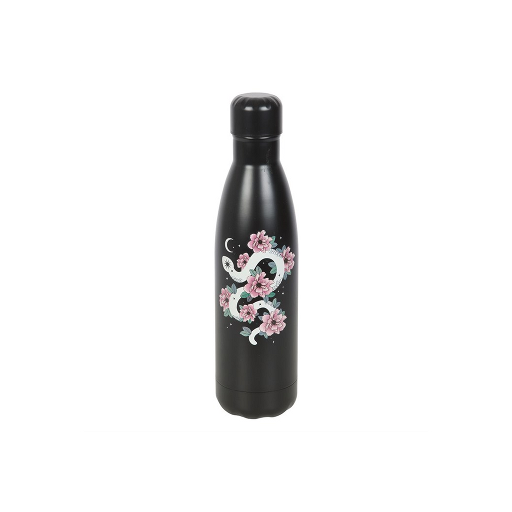 Floral Snake Metal Water Bottle