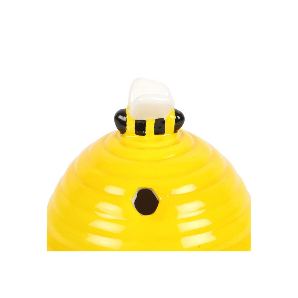Yellow Beehive Incense Cone Holder