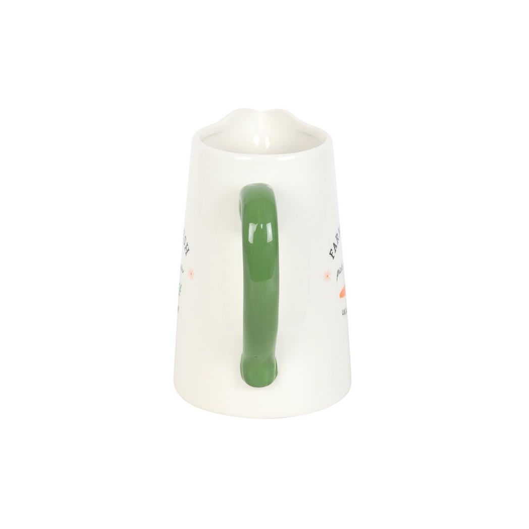 Farm Fresh Carrot Patch Ceramic Flower Jug