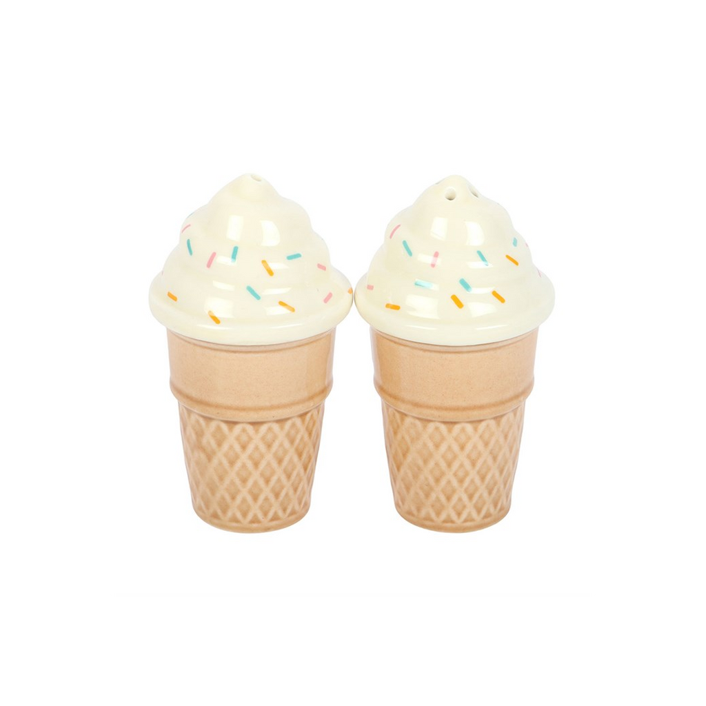 Ice Cream Cone Salt and Pepper Shakers
