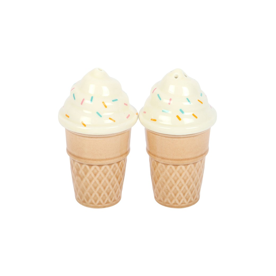 Ice Cream Cone Salt and Pepper Shakers