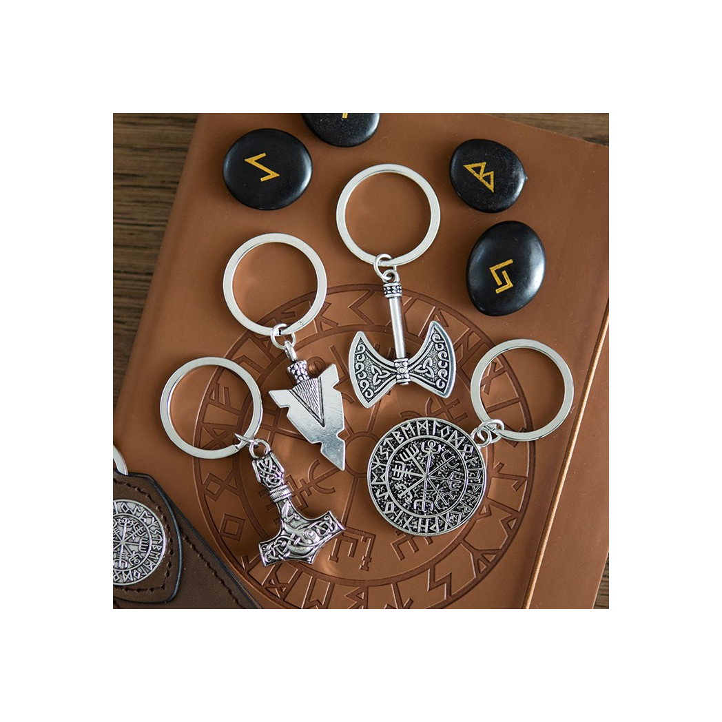 Strength and Power Axe of Valor Keyring