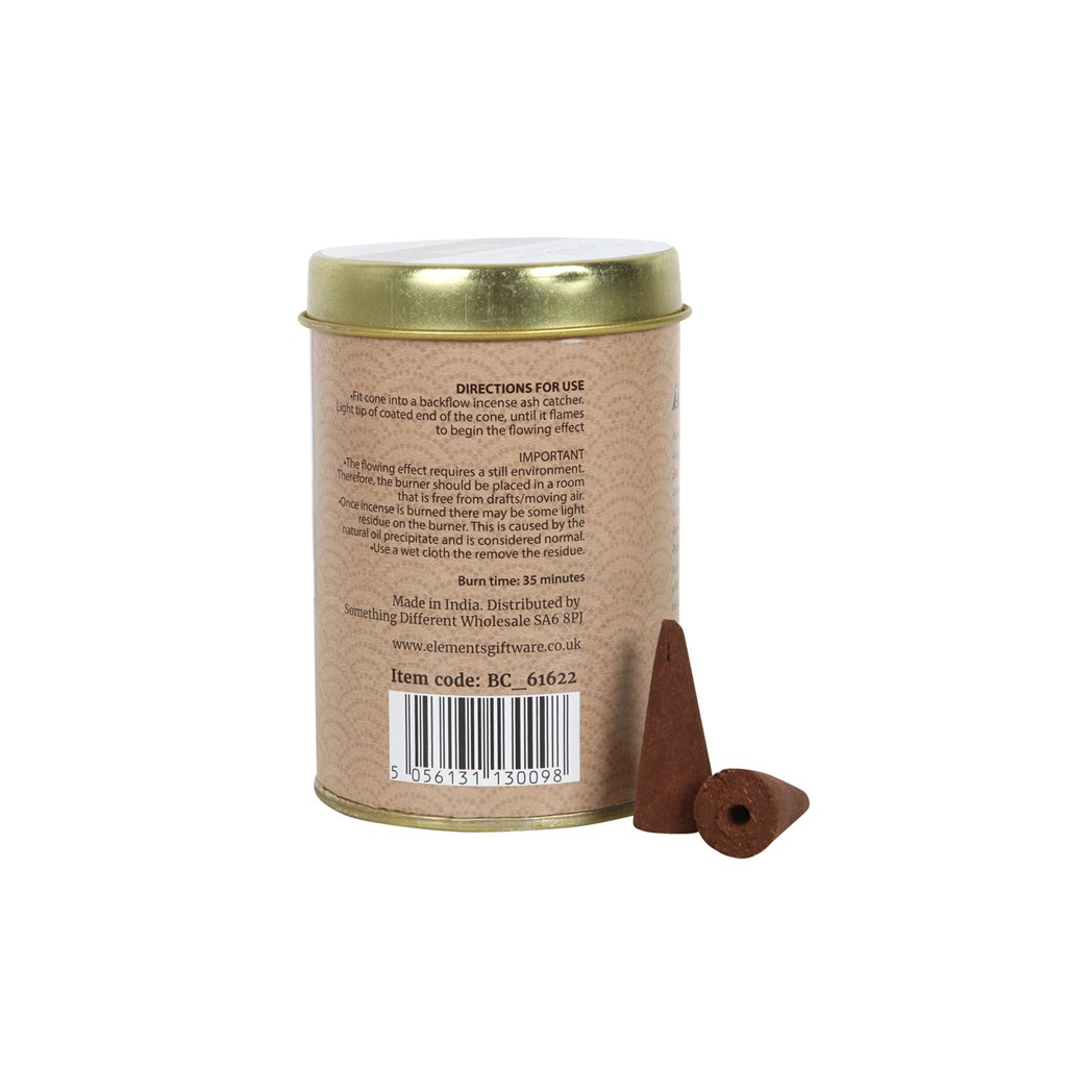 6 Tins of  Elements Jasmine Jumbo Backflow Cones