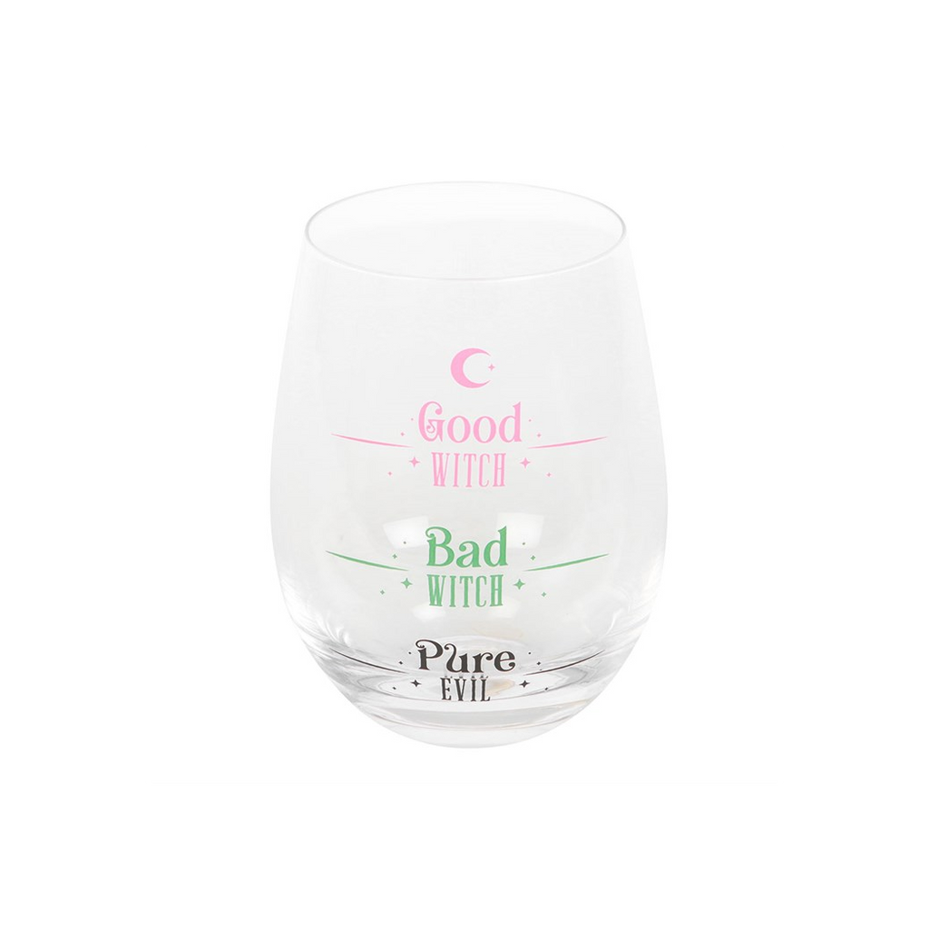 Good Witch, Bad Witch Stemless Glass