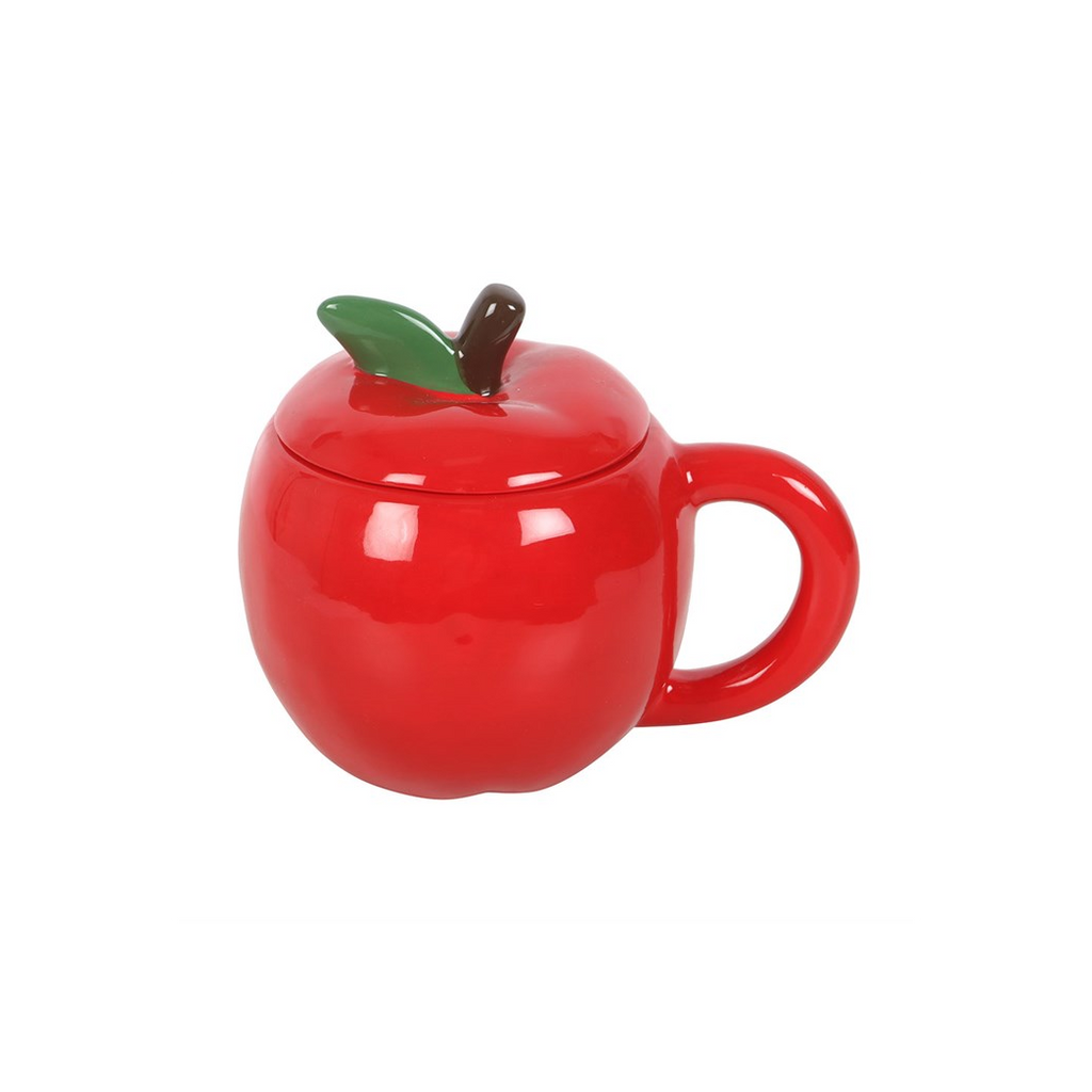 Apple Shaped Lidded Mug