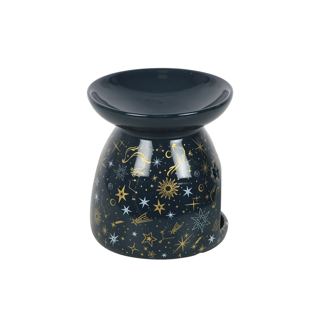 Blue Starry Night Oil Burner and Wax Warmer