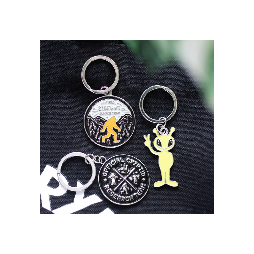 Bigfoot Search Team Keyring