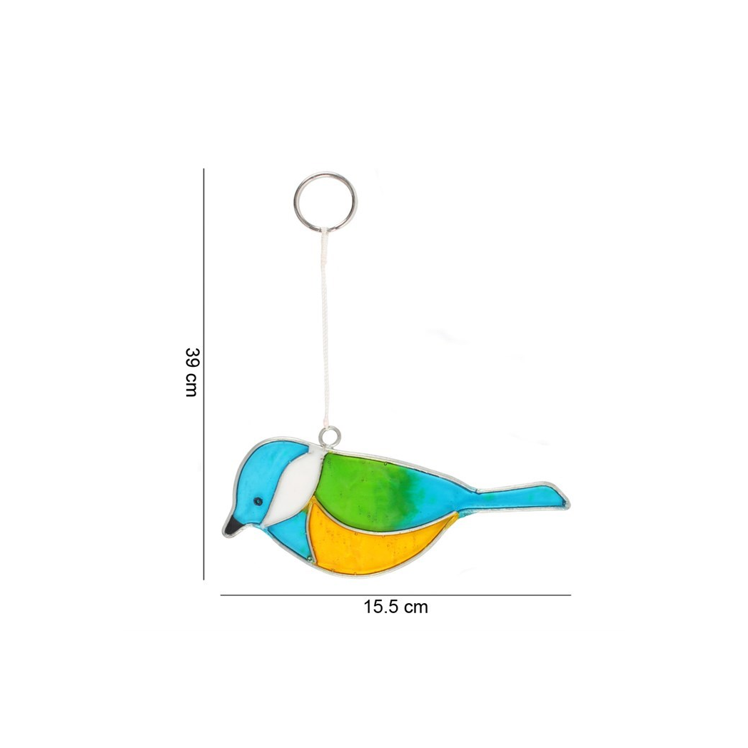 Blue Tit Bird Suncatcher