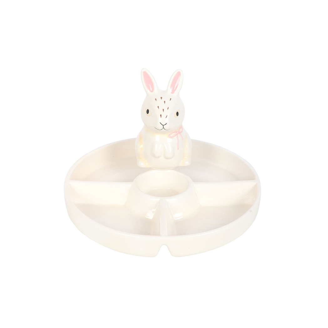 Bunny Chip & Dip Snack Dish