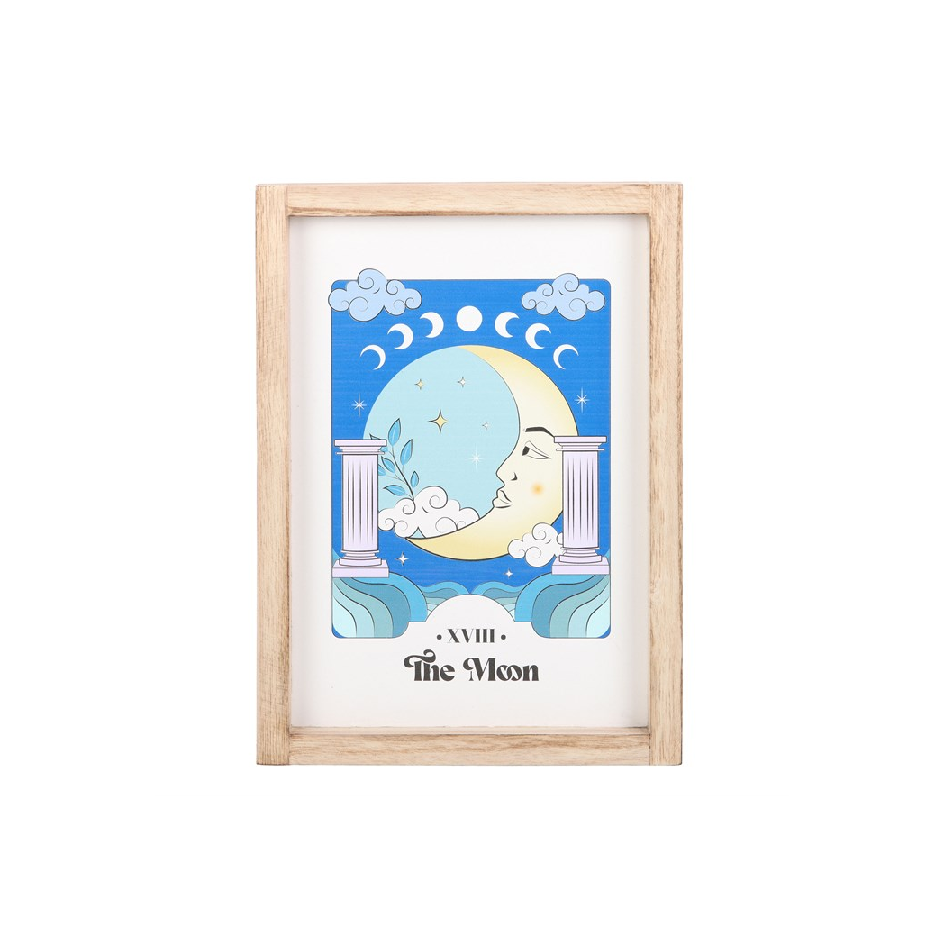 The Moon Celestial Framed Wall Print
