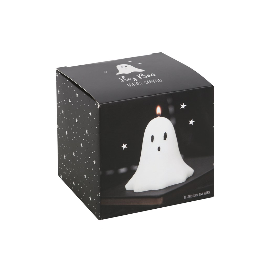 10cm Unscented Ghost Candle