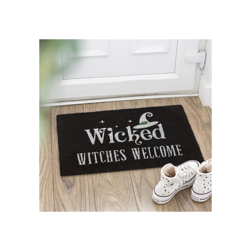 Black Wicked Witches Welcome Doormat