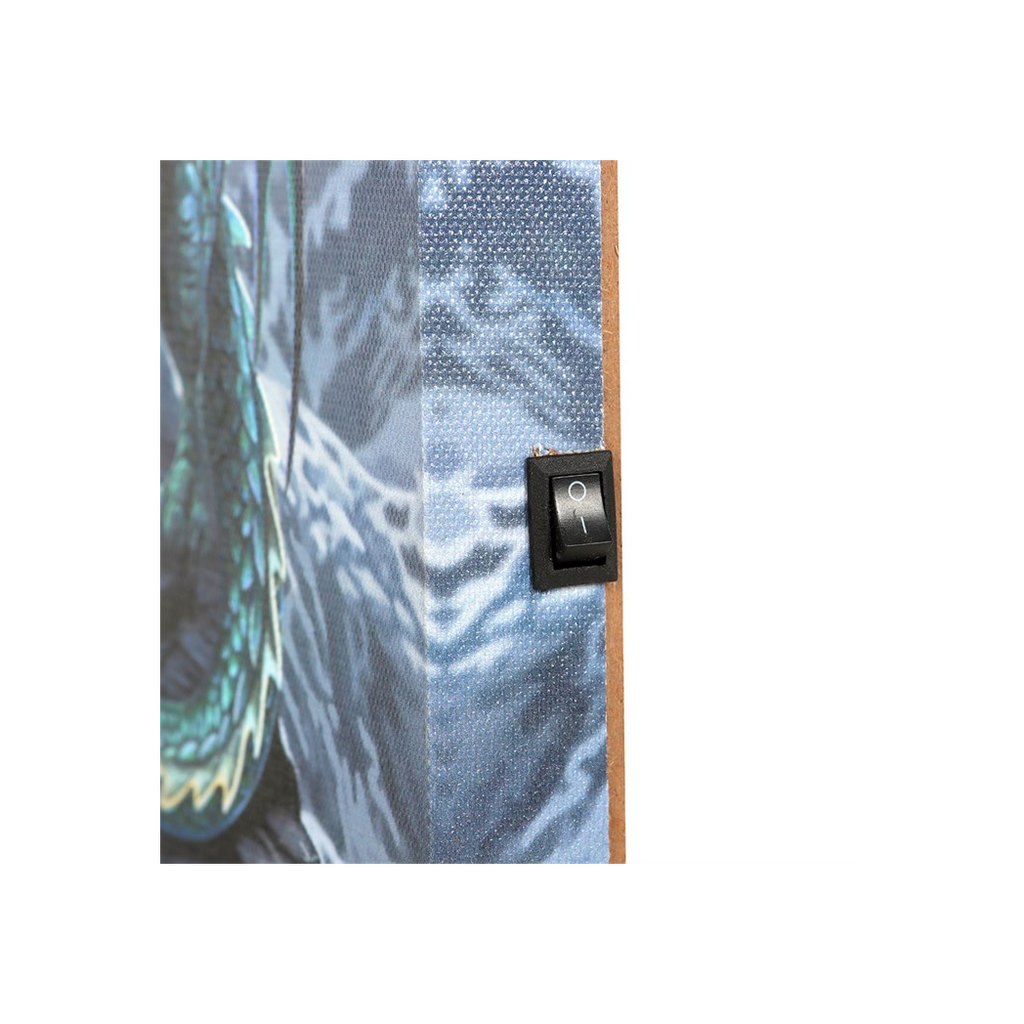 Protector of Magick Light Up LED Canvas Plaque by Lisa Parker