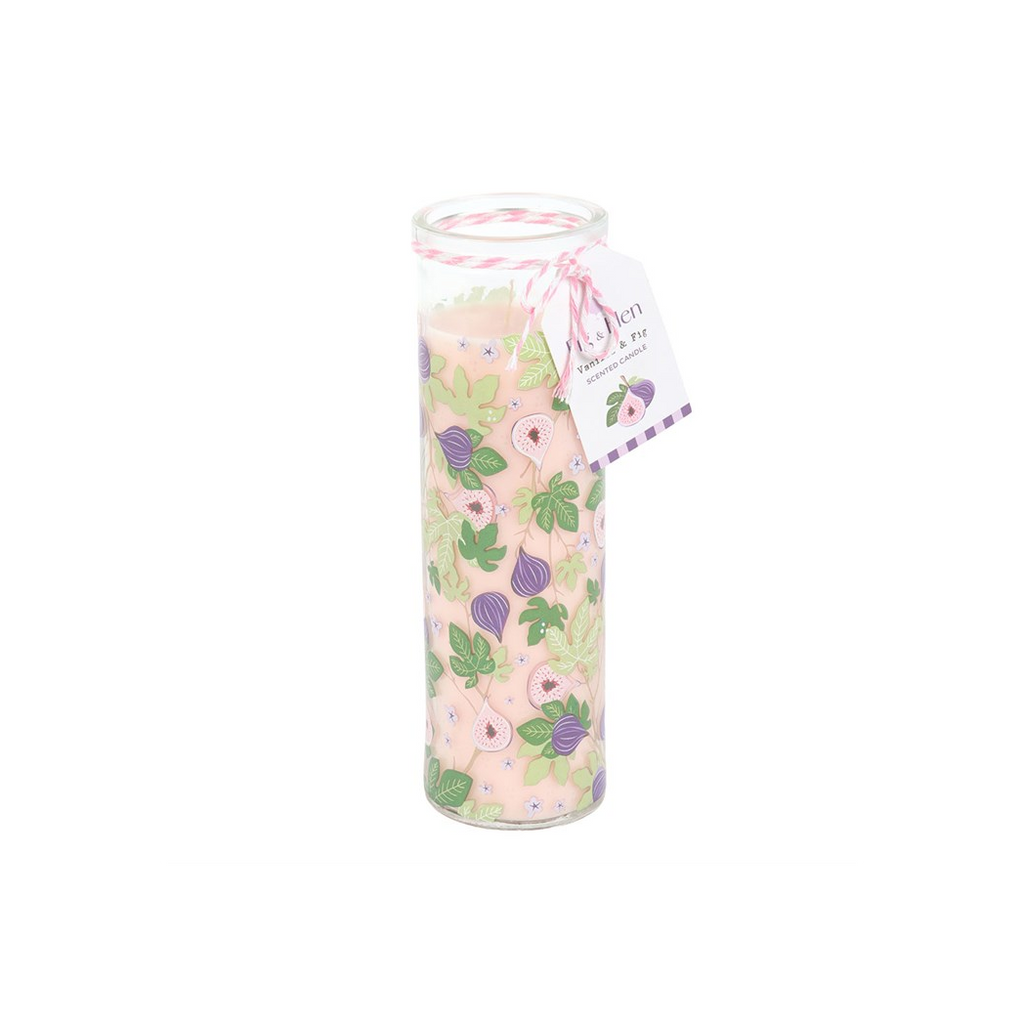 Fig Tree Print Vanilla & Fig Tube Candle