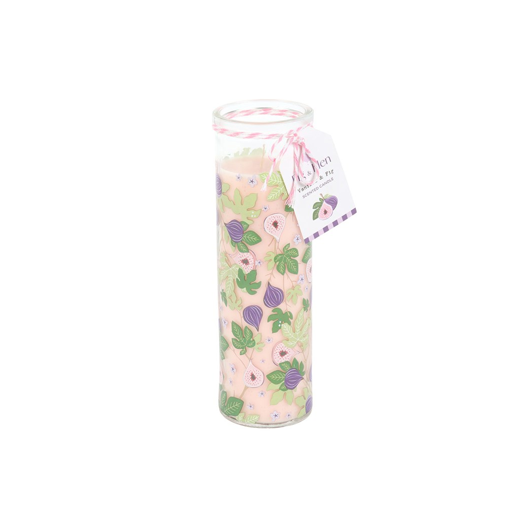 Fig Tree Print Vanilla & Fig Tube Candle