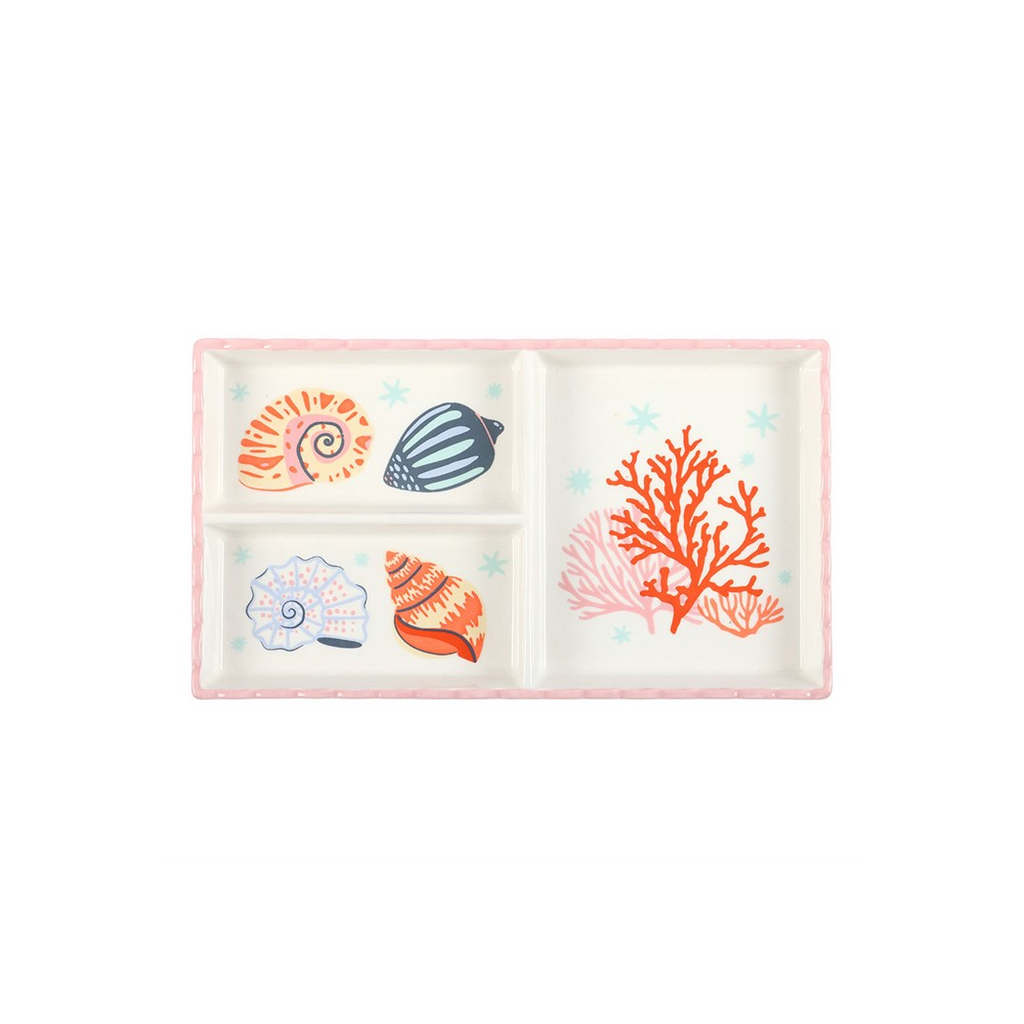 Pastel Shell and Coral Trinket Tray
