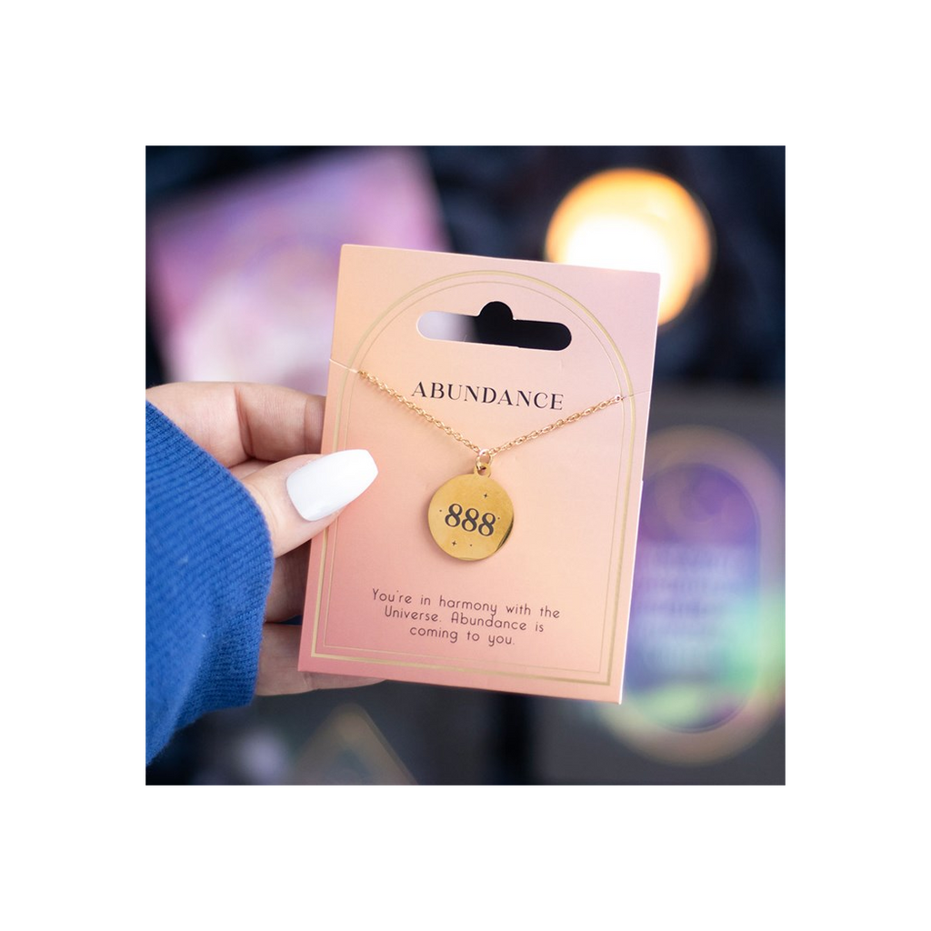 888 Angel Number Abundance Necklace