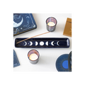 Blue Moon Phase Ceramic Incense Ash Catcher
