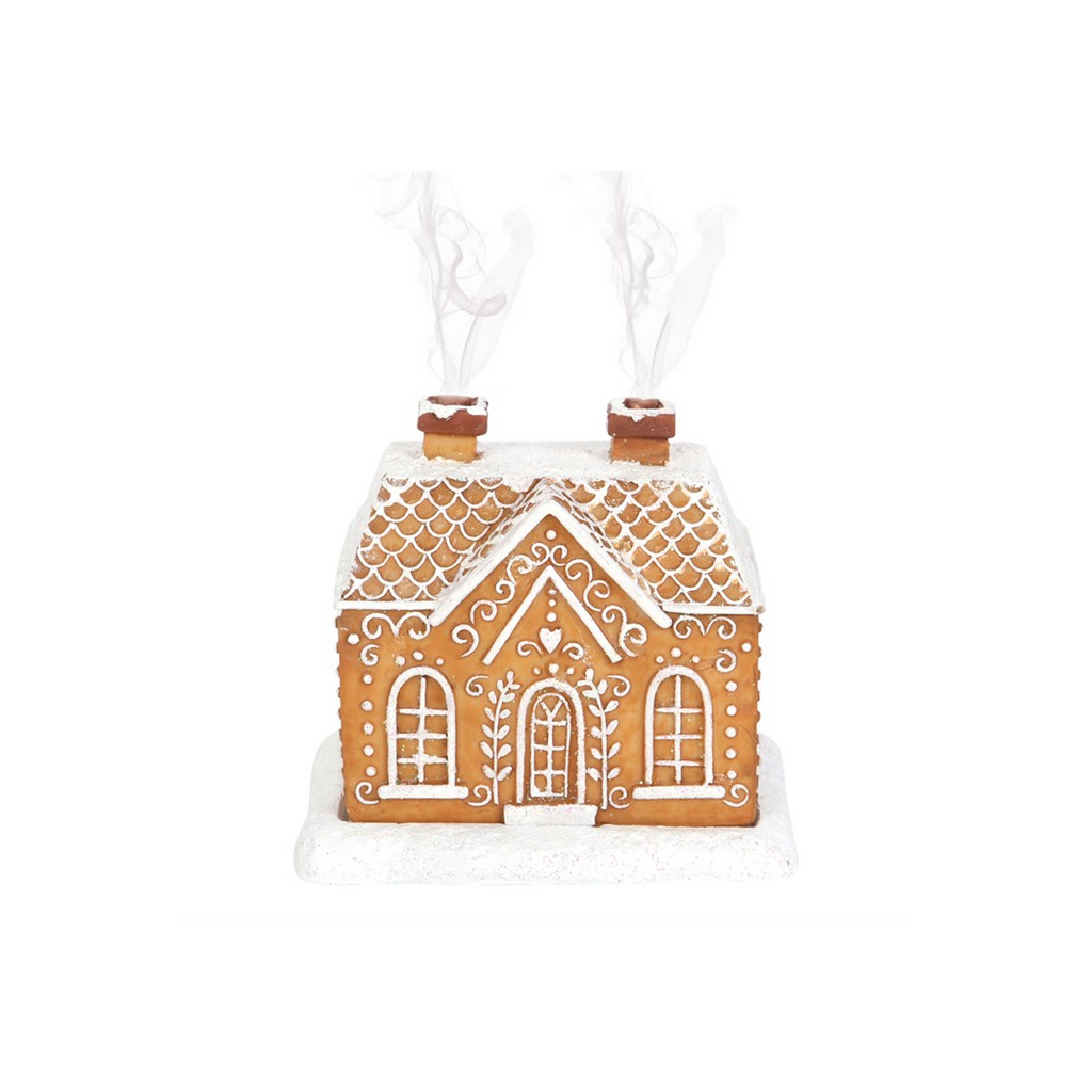 Gingerbread House Incense Cone Burner