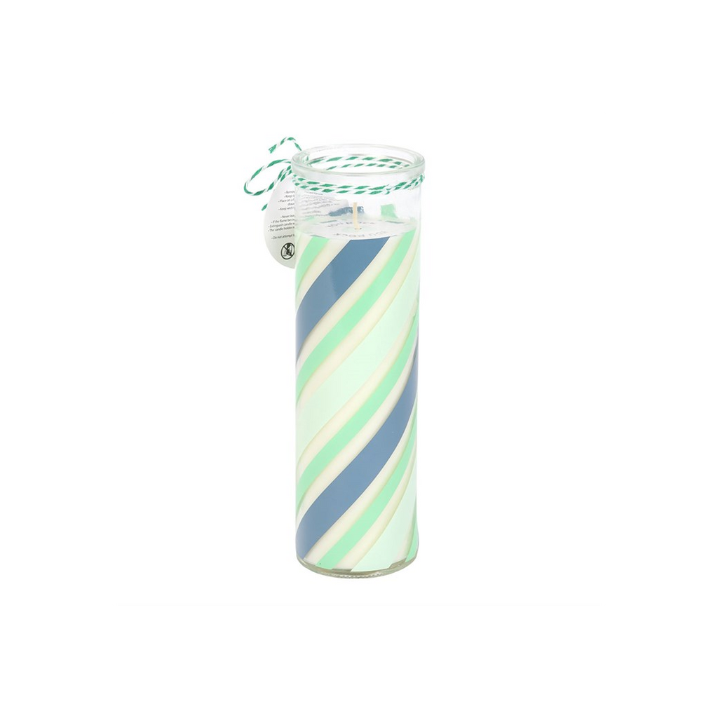 Candy Stripe Peppermint Tube Candle