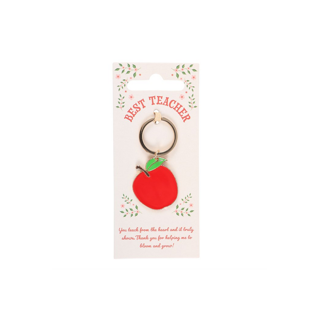 Best Teacher Apple Keyring