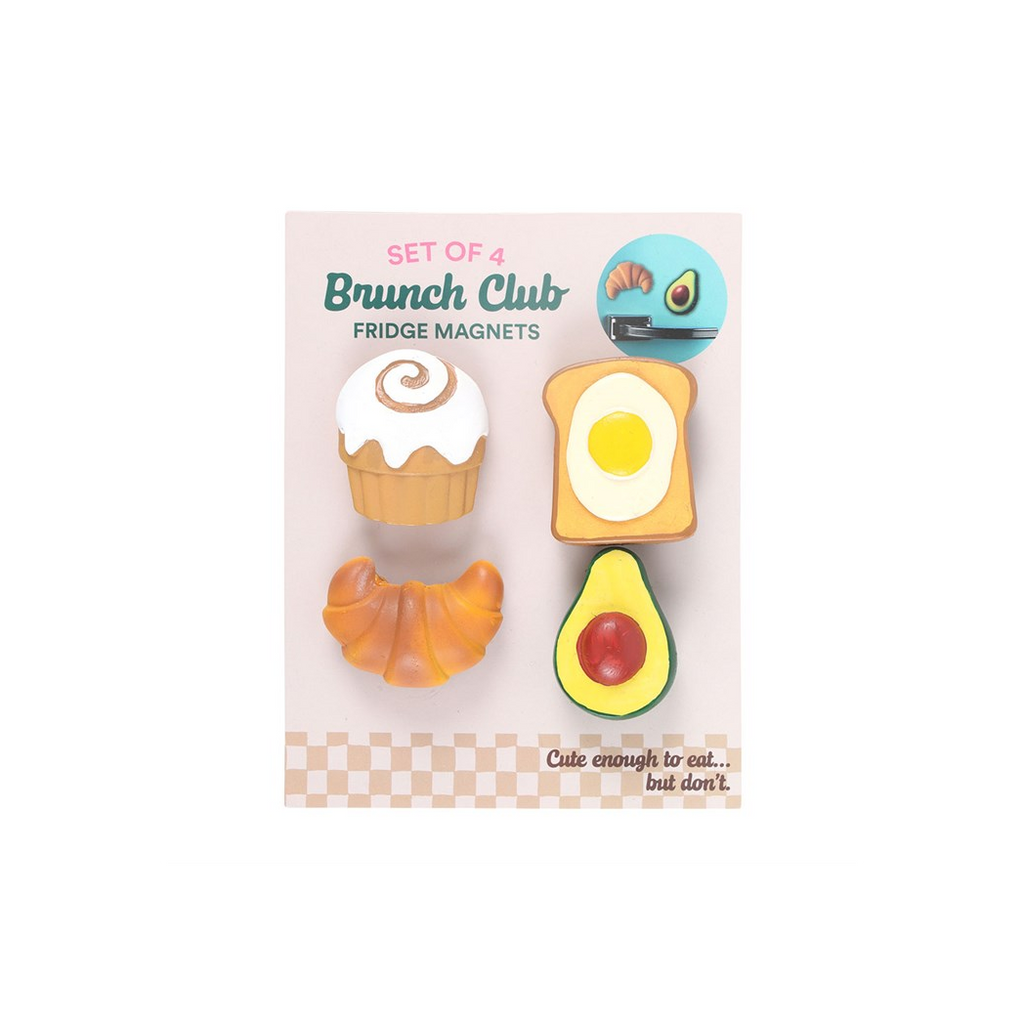 Brunch Club Fridge Magnet Set