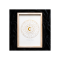 Off White Astrology Wheel Framed Wall Art Print