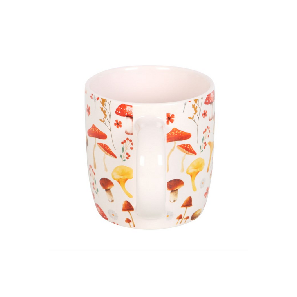All Over Mushroom Print Mug