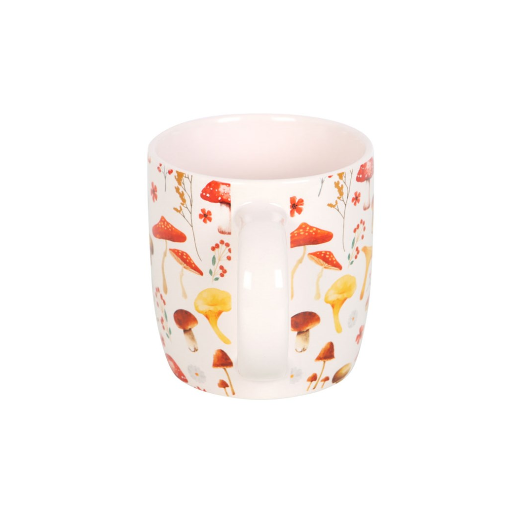 All Over Mushroom Print Mug