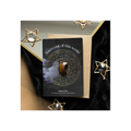 Out Of This World Tiger's Eye Crystal Moon Greeting Card