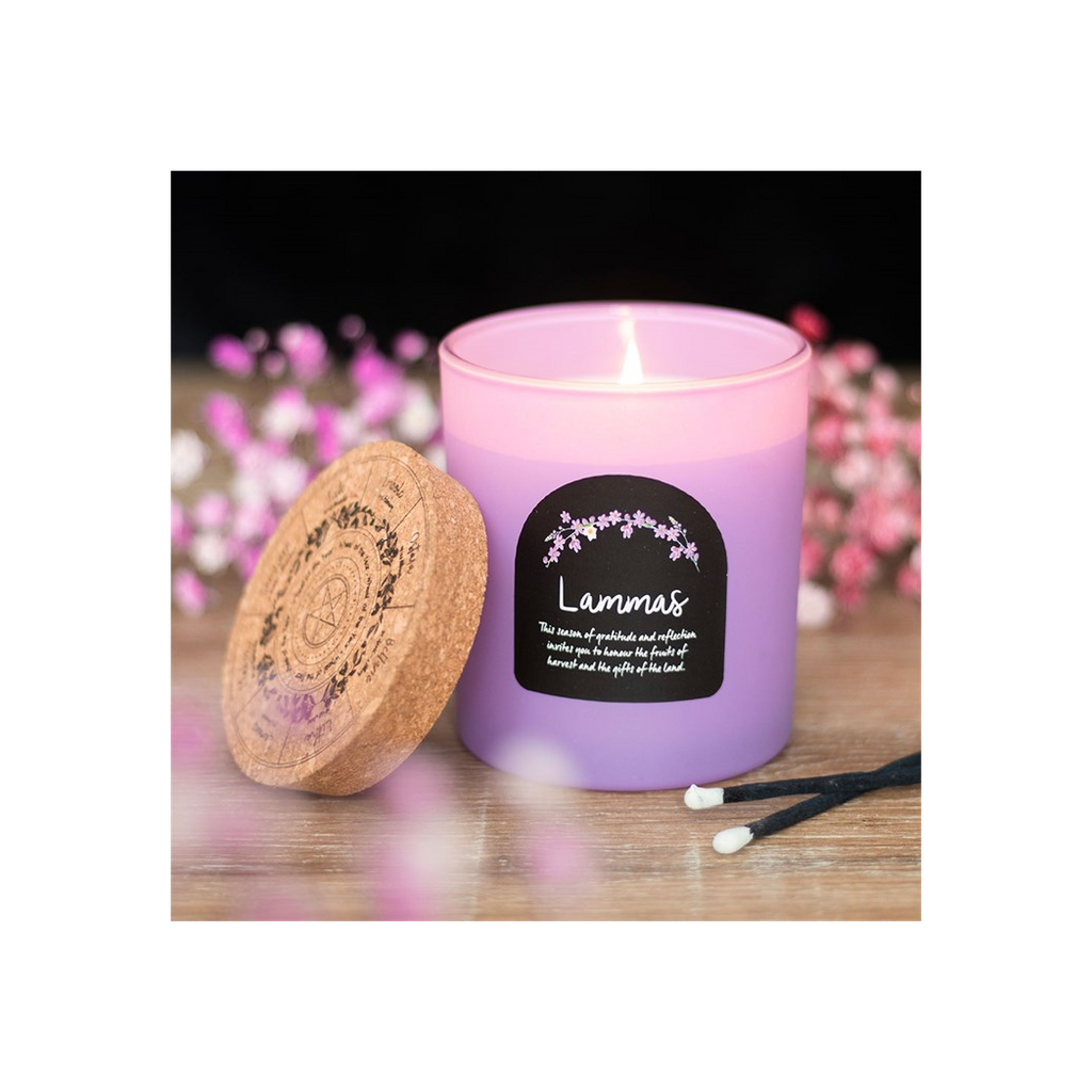 Lammas Cinnamon and Orange Wheel of the Year Candle