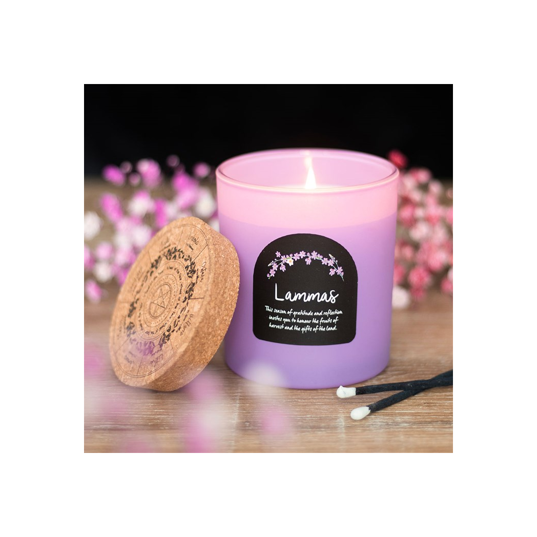Lammas Cinnamon and Orange Wheel of the Year Candle