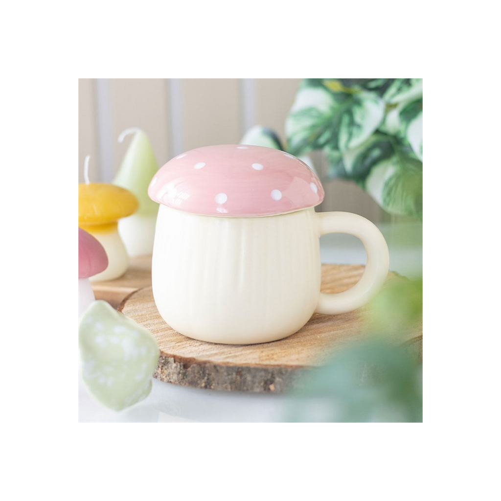 Pink Mushroom Mug
