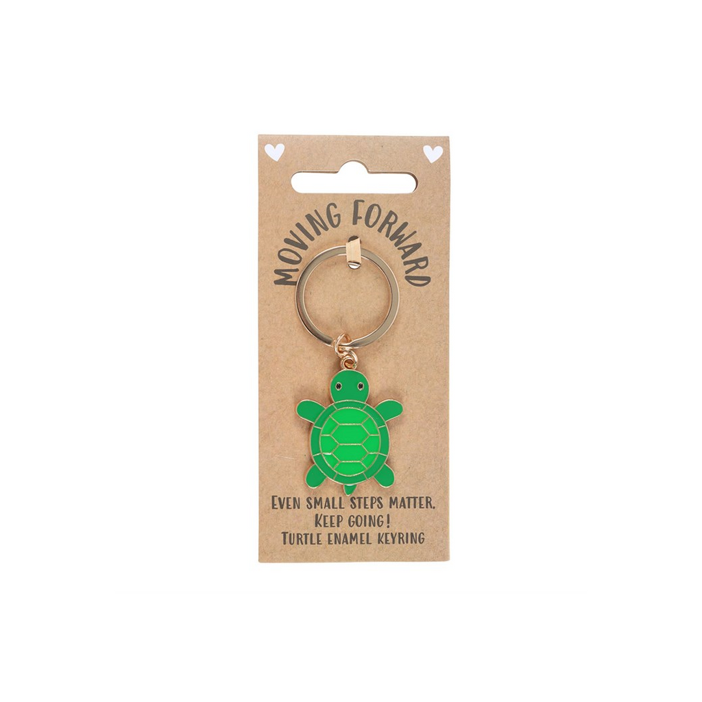 Moving Forward Turtle Keyring