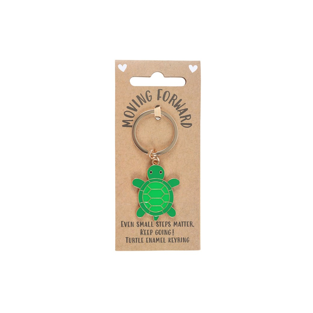 Moving Forward Turtle Keyring