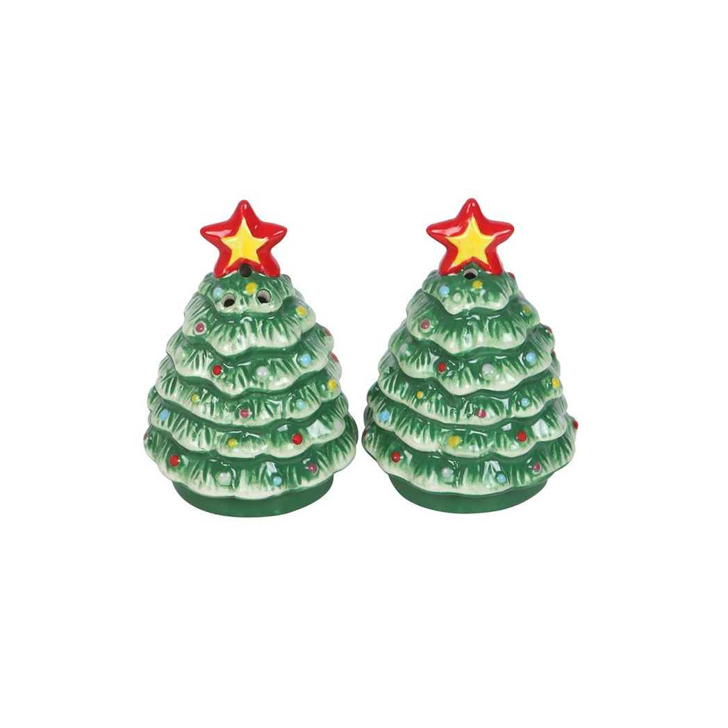 Nostalgic Christmas Trees Salt & Pepper Shakers