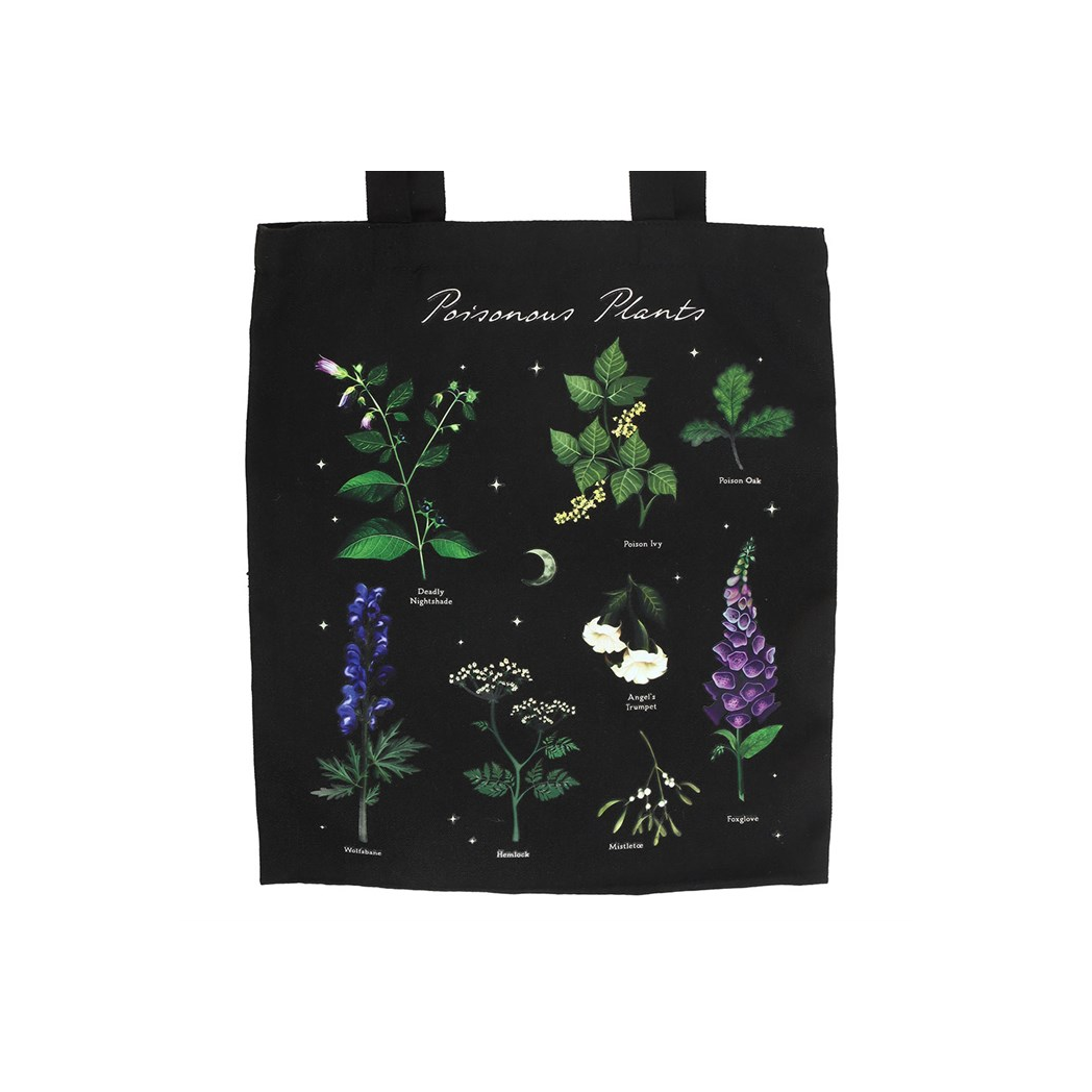 Poisonous Plants Polycotton Tote Bag