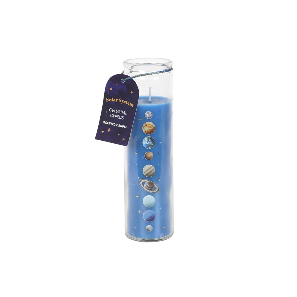 Solar System Cedar Tube Candle