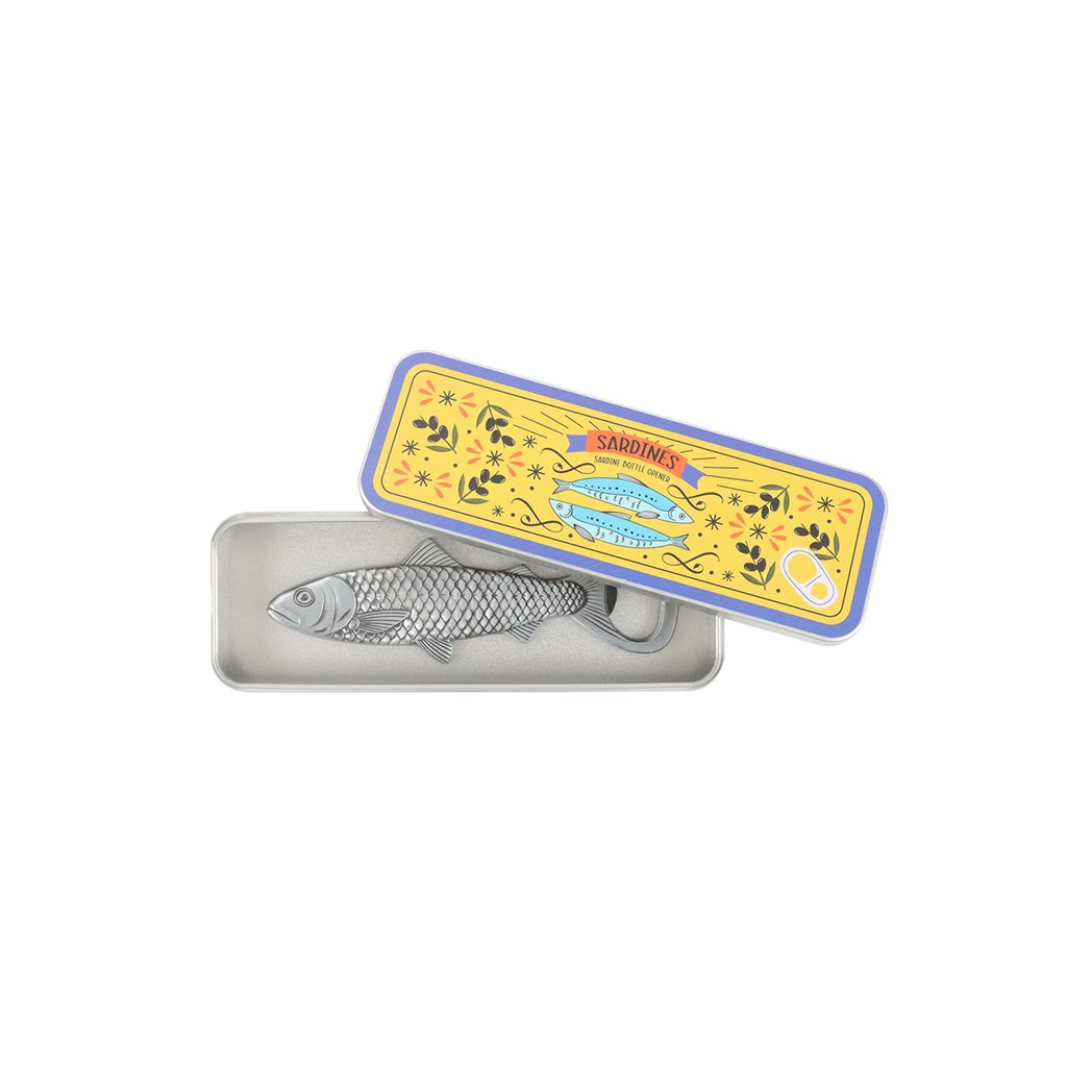 Sardine Bottle Opener in Storage Tin