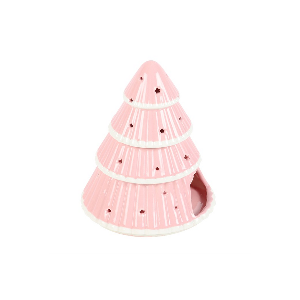 Pink Christmas Tree Oil Burner