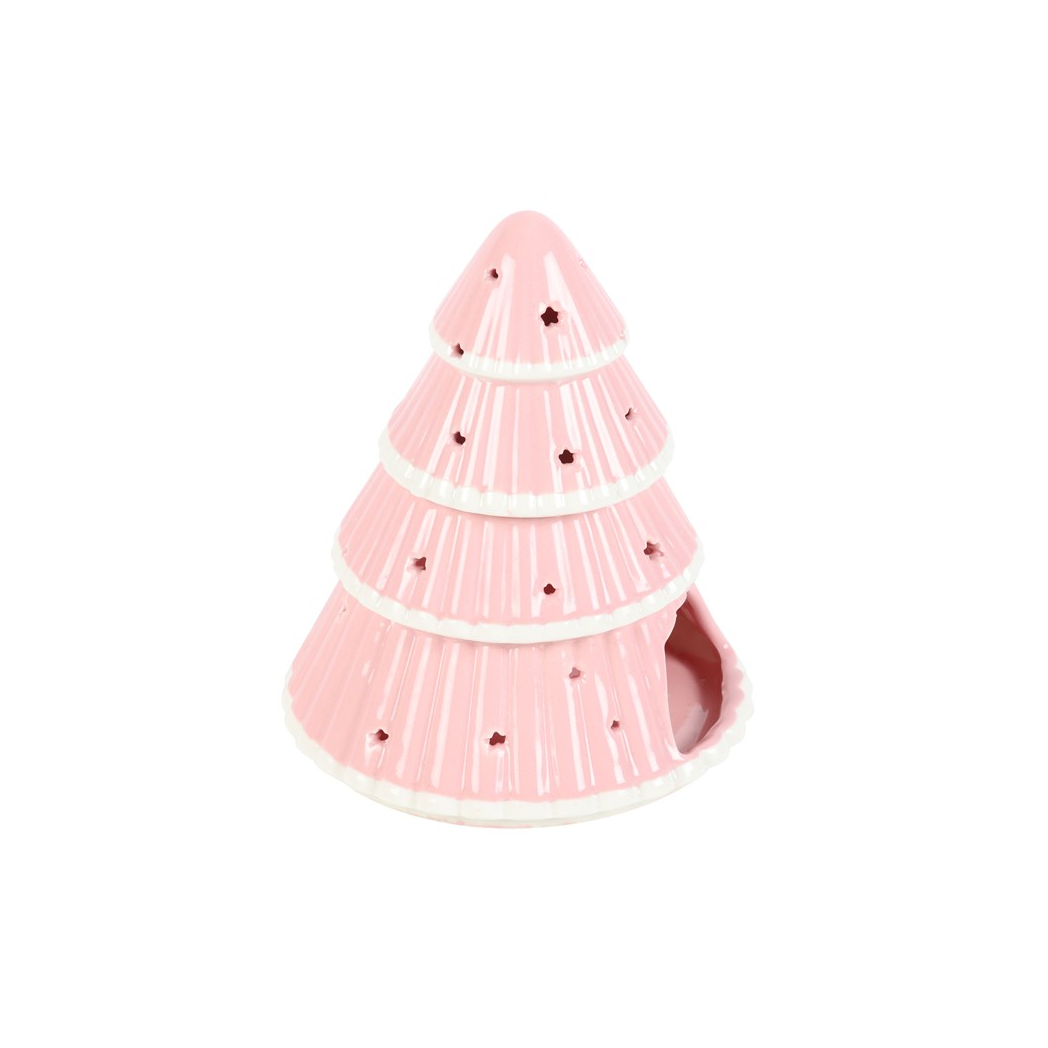 Pink Christmas Tree Oil Burner