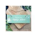 Light Green This is Our Happy Place Hanging Sign