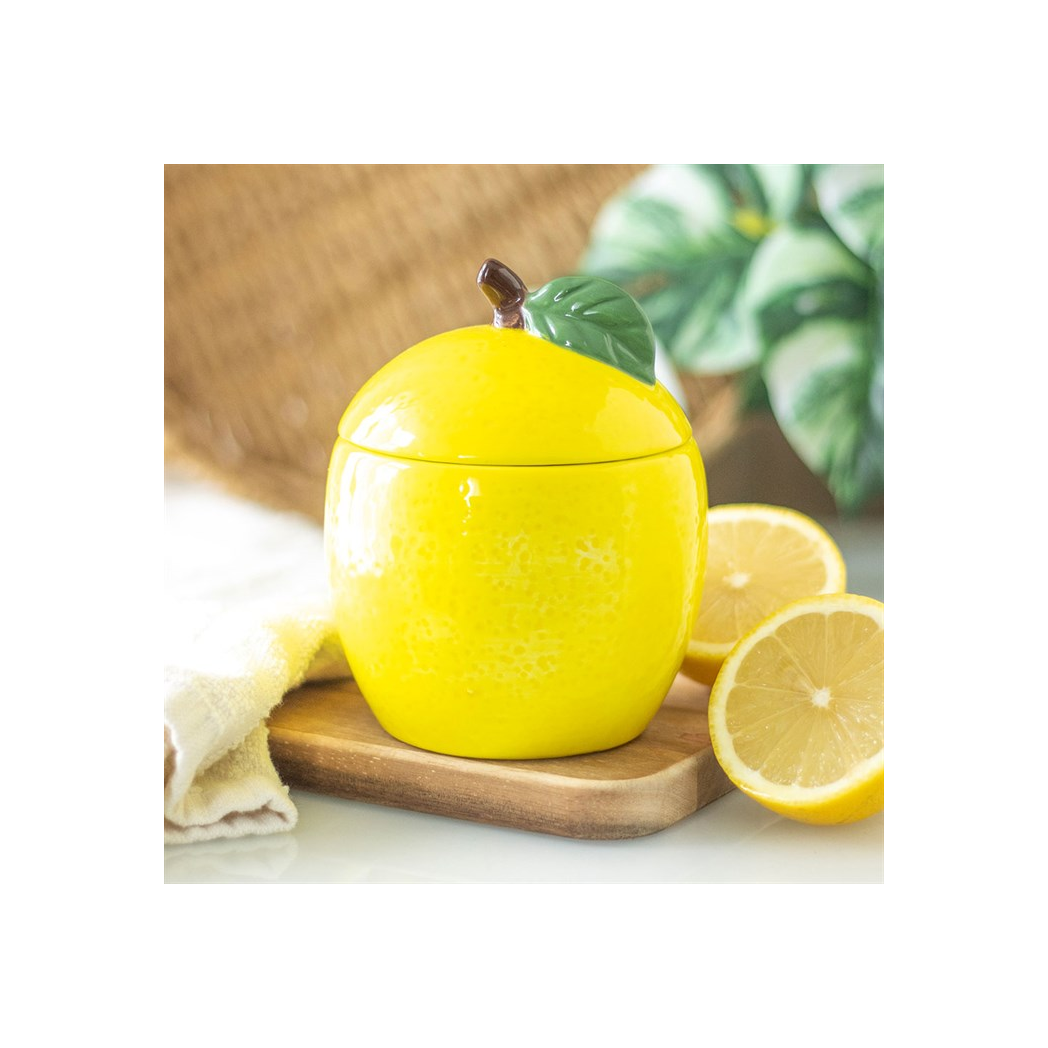 Lemon Shaped Candle Jar